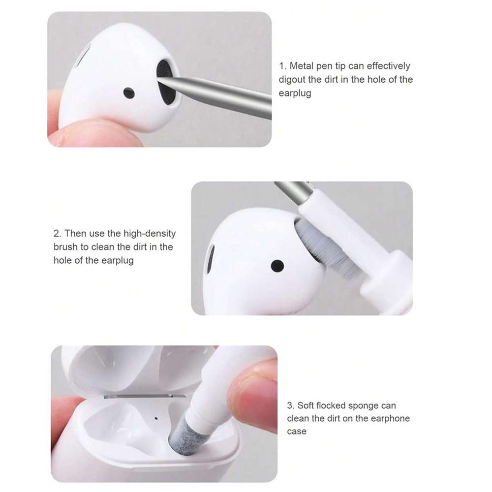 Xiaomi Earphones Cleaning Pen Airpods Pro Cleaning Brush  Portable Bluetooth Wireless Earphone Camera Cleaning Tool450000