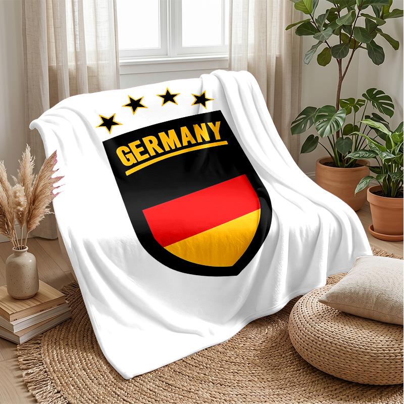 Germany national football team Theme blanket Soft Flannel Blanket Plush Throw Blanket Cozy Sofa Bed Blanket for Home Decor