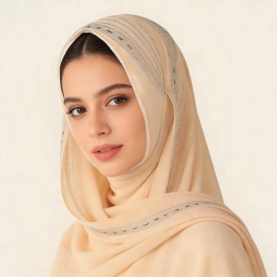 70x180cm Hijabs voor Vrouw Chiffon Arabische Islamitische Hoofddoek Sjaal