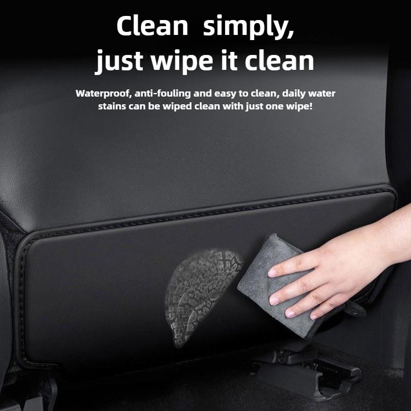 Car Anti-dirty Seat Back Protective Mat For GR Sport Camry Corolla Yaris Hilux Prius Avensis Anti Kick Pad Accessories