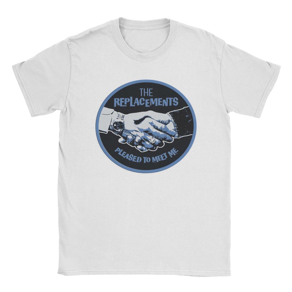 The Replacements T Shirts Men's  100% Cotton Creative T-Shirt Crew Neck  Tees Short Sleeve Tops New Arrival