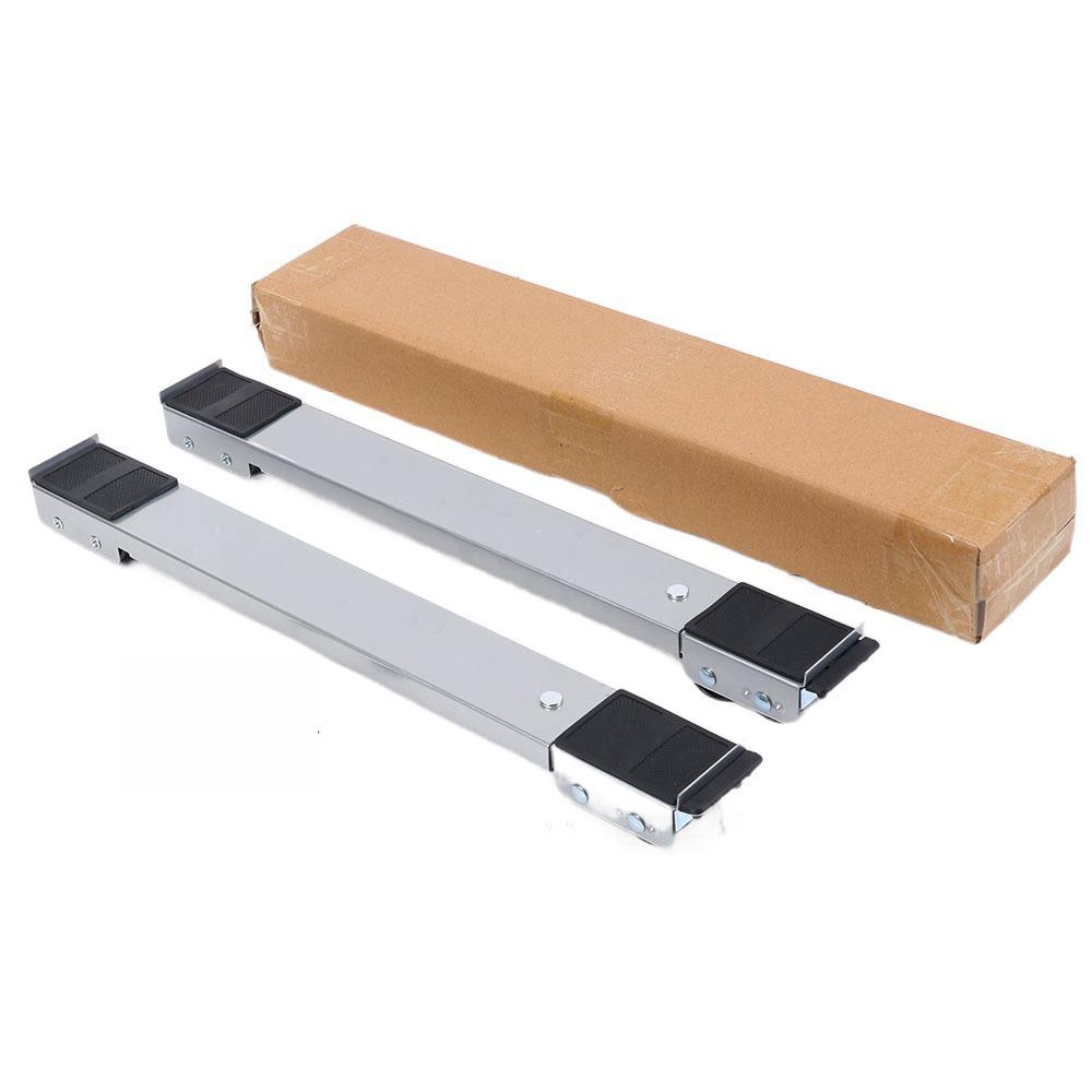 2PCS Movable Refrigerator Universal Wheels Adjustable Furniture Moving Tools