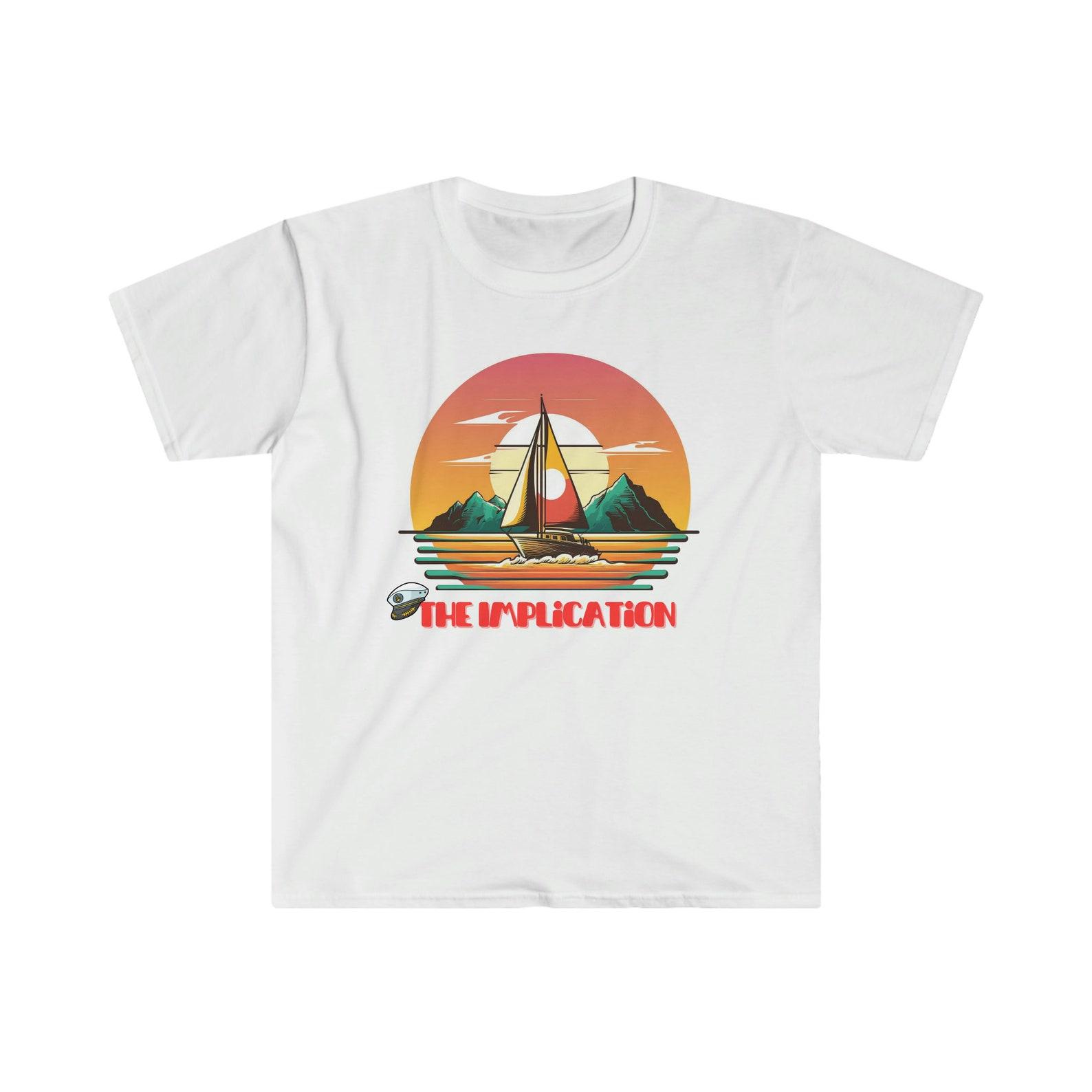 The Implication shirt - Unisex Softstyle T shirt It s always sunny in Philadelphia T shirt M