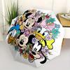 Mickey Mouse Daisy Duck Themed Automatic Opening and Closing Folding Umbrella, Reinforced 8 Ribs, Compact Travel Design, Fashionable Folding