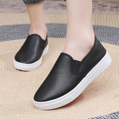 Zimowe Damskie Ciepłe i Wodoodporne Bawełniane Buty Robocze PU Wszechstronne Jednostopowe Casualowe Na Płaskiej Podeszwie Antypoślizgowe Wulkanizowane Buty na Deskę