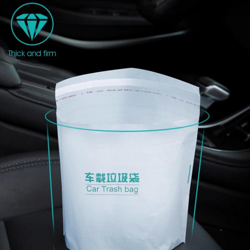Aufklebbare Auto-Müllbeutel, auslaufsichere Wurfbeutel, 20/40 Stück, wasserdicht, stark belastbar, leicht zu kleben, tragbare Müllsäcke für