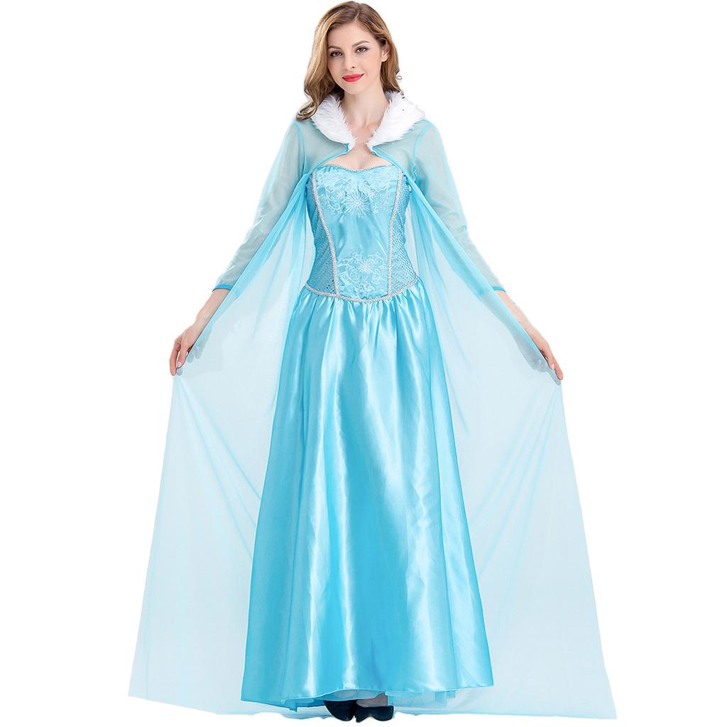 Aschenputtel Halloween Schneewittchen Kostüm Elsa Kleid, Frozen 2 Anna Cosplay Kostüm
