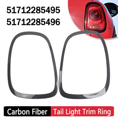 2 Stück Rücklicht Ringabdeckungen Gehäuse OEM 51712285495 51712285496 Auto Rückleuchten Rahmenringe Abdeckung für BMW Mini Cooper F55 F56 F57