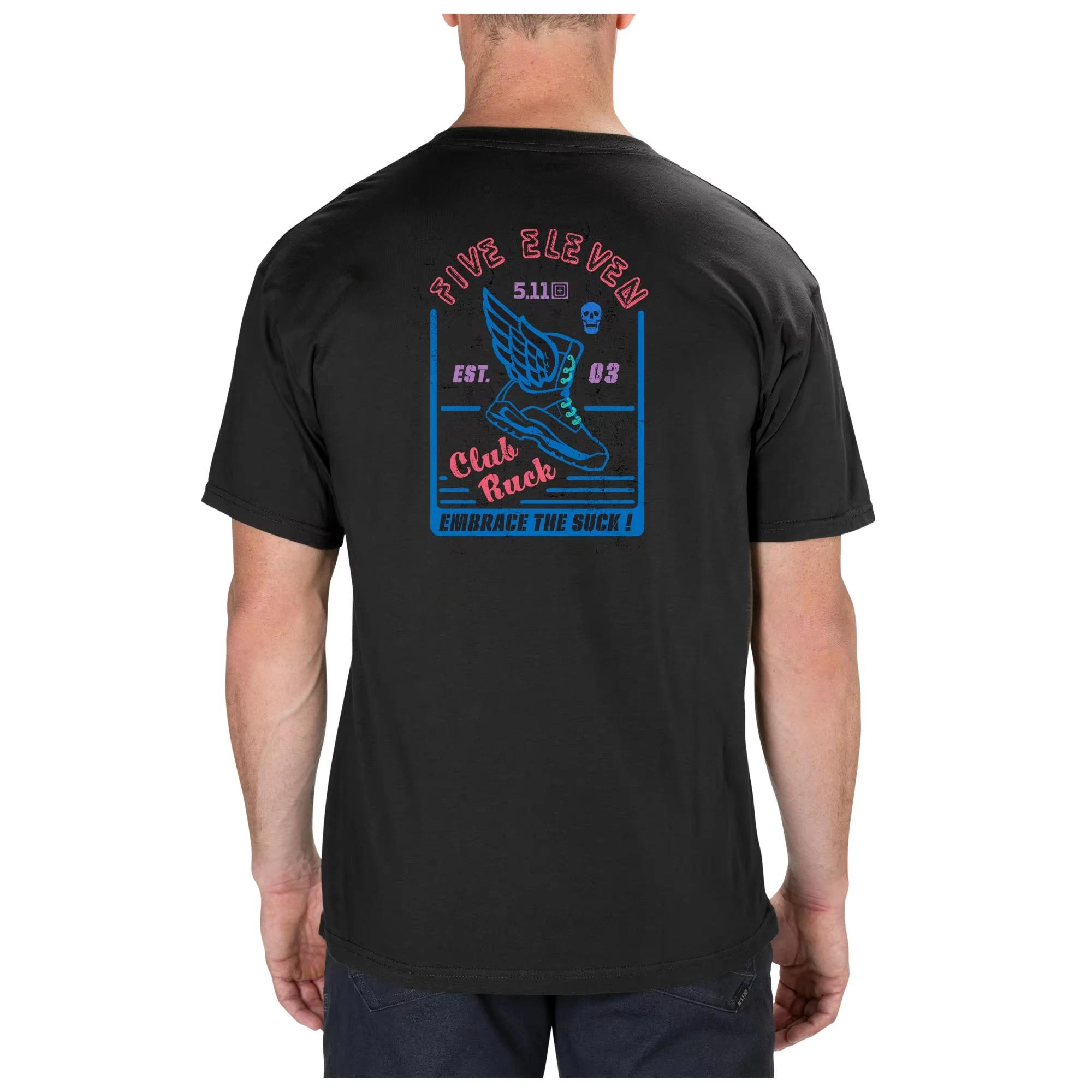 

2025 Високоякісна США 5.11 Tactical Чоловіча Футболка Бавовняна з Принтом Круглий Виріз Фітнес Тренування Футболка з Круглим Вирізом та Коротким Рукавом XXXL