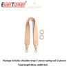 EverToner Wide Shoulder Strap Adjustable Replacement Bag Strap Double-sided Solid Color For l-v neverfull Belts Bag accessory