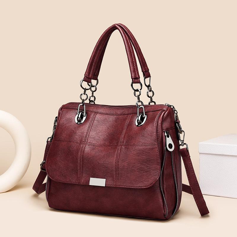 A Large-capacity Casual Tote Bag for Middle-aged Mothers with A Single Shoulder and Crossbody