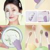 Double-headed Silicone Mask Brush Skin Friendly Exfoliating Soft Head Scraper Cleansing Massage Massage Cleaning Brushes