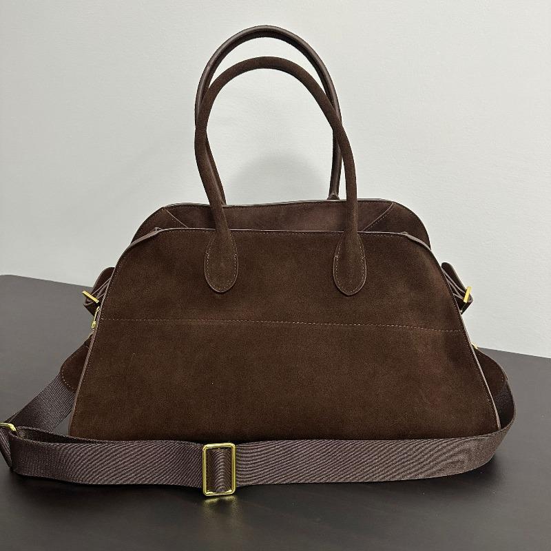 Frosted Cowhide Handbag, Genuine Leather Tote Bag, Large-capacity Commuter Bag, Slack Underarm Bag, Shoulder Messenger Bag, Women