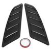 2Pcs Hood Vents Cars-Hood Air Vent Car Auto Modification Hood Bonnet Vent Cover For Ford Mustang 2015 2016 2017