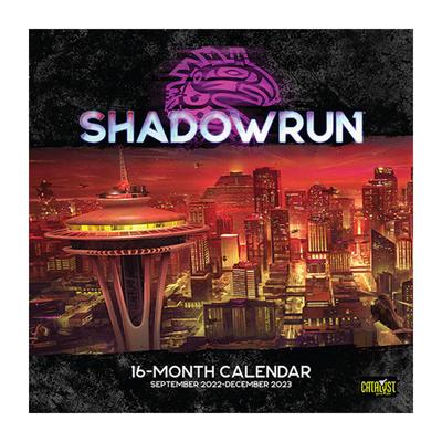 Shadowrun RPG 16 Miesięczny Kalendarz Mapy Gier