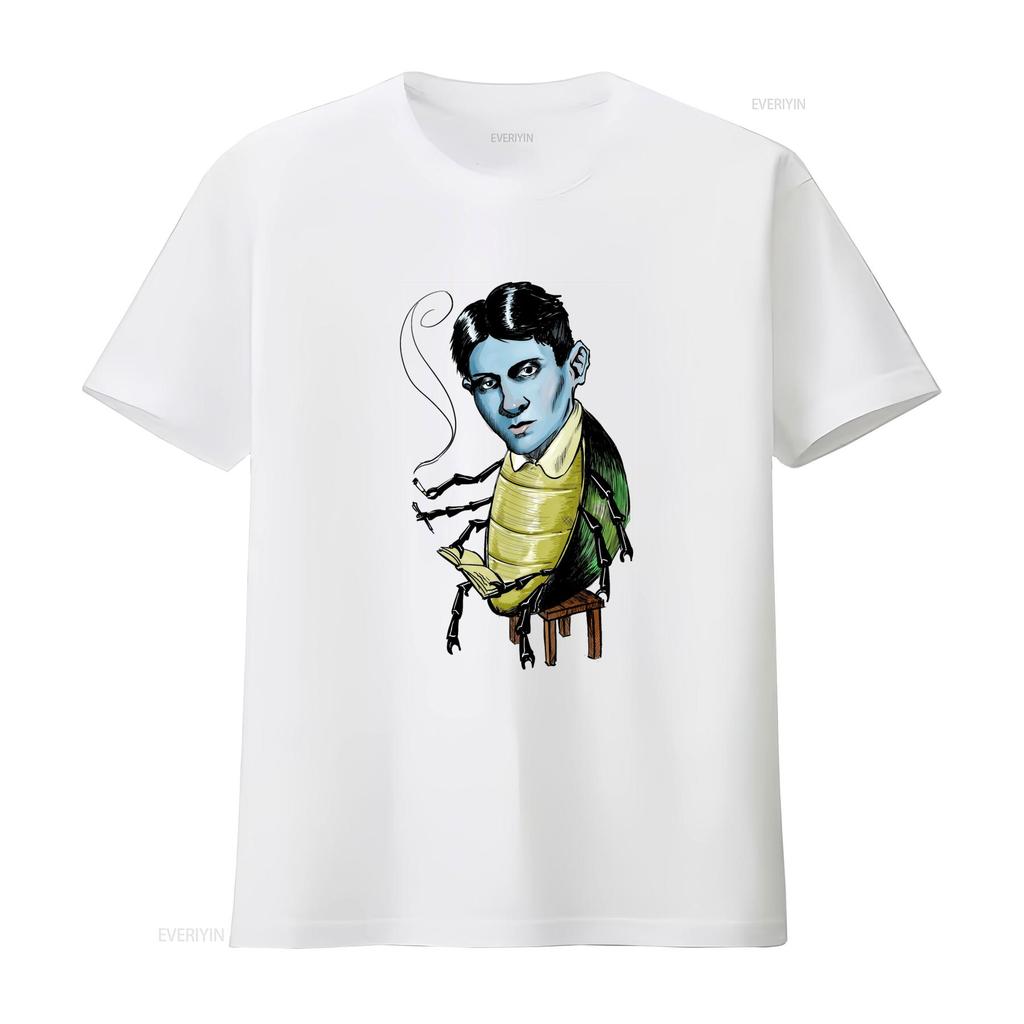 Franz Kafka Inspired T Shirt Unique Literary Design for Book Lovers High Quality Print on Comfortable Fabric vintage Washed