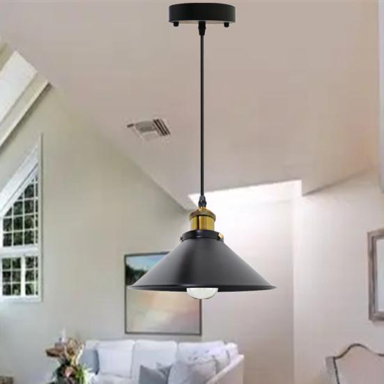 Lamp Holder Rural Pendant Light Fixture Good Heat Dissipation Corrosion Resistant Wide Compatible Hanging Lamp Base Light Bulb Holder