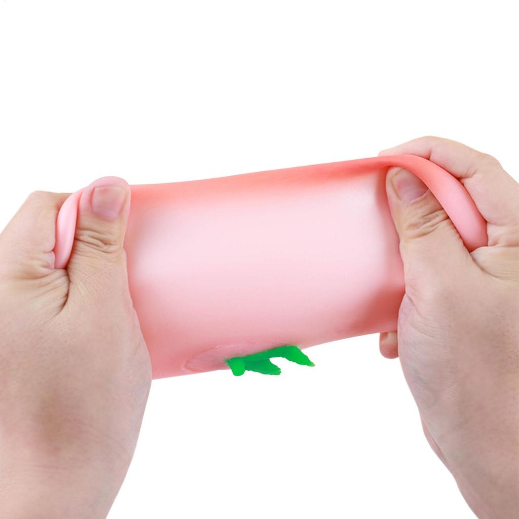 Anti Stress Decompress Kawa Kids  Peach Shaped Stress Balls Peach Soft Slow Toy Rising Stress Reliever For Birthday Gift