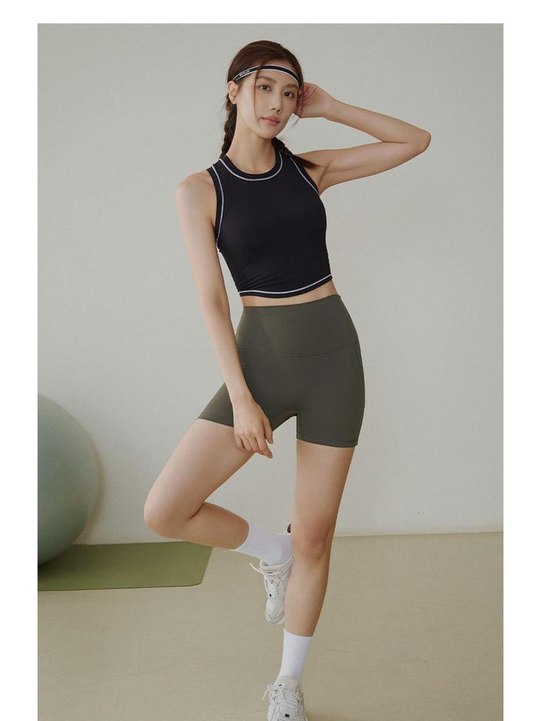 Nahtlose High-Waist Yoga-Shorts für Damen mit Po-Lifting - Atmungsaktive Fitness-Hose für den Sommer
