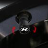 Fashion Car Tire Valve Caps with Car Badge Keyring Keychain Set For Hyundai I30 Tucson Veloster Kona I10 I35 Elantra Santa Fe Decor
