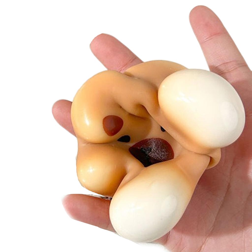 Jucărie Fidget cu Creștere Lentă în Formă de Capibara de Desene Animate, Jucărie pentru Reducerea Stresului, Jucărie Premiu pentru Ziua de Naștere/Sala de Clasă pentru Copii