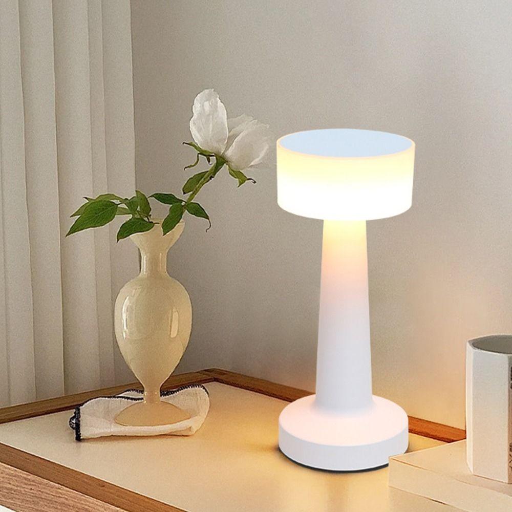 Dimmable LED Reading Lamp Cordless Rechargeable Desk Light Living Room Decor