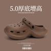 Summer Can Wear Thick-soled Hole Shoes Women's Home Light Breathable Non-slip Fashion Versatile Soft-soled Sandals Women