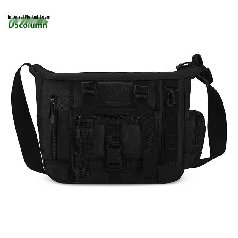 Men's Camouflage MOLLE Single Shoulder Laptop & Crossbody Bag - Fits iPad 3 & A4 Books