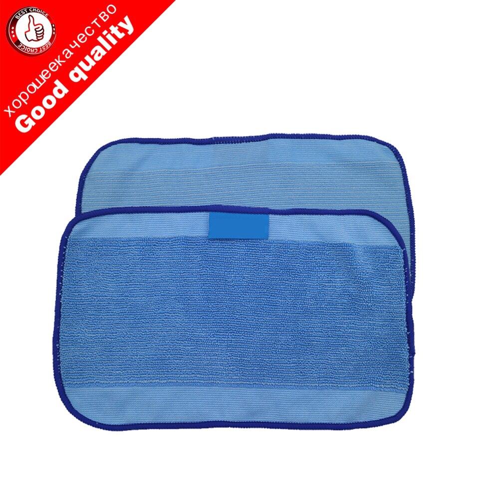2 Pcs/Lot Microfiber Wet Mopping Cloths for iRobot Braava 321 380 320 380t Mint 5200C 5200 4200 4205 Robot