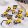 10 Stuks Mini Bouwvoertuigen Graafmachine Pull-Back Auto Speelgoed voor Kinderen Verjaardagsfeestjes Bedankjes Pinata Vulling Traktatietas