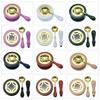Wax Seal Melting Furnace Set with Handle & Spoon - Wooden Granule Furnace for Crafting