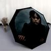 1pc Wednesday Automatic Cute Umbrella 8-Bone Design Compact Gear for Outdoor Travel, Perfect Holiday Gift yy251230002