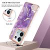 For Xiaomi Redmi Note 13 Pro 5G/Poco X6 5G TPU Case with IMD Marble Pattern Electroplated Back Cover