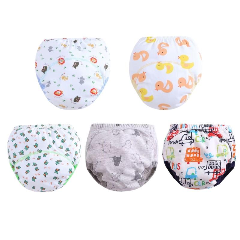 

5 шт. в партии детские подгузники детское многоразовое нижнее белье дышащие подгузники 80/90/100