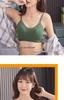 Wire-Free Pure Cotton Camisole with Chest Pad: Beautiful Back, Shockproof Fitness Yoga Bra