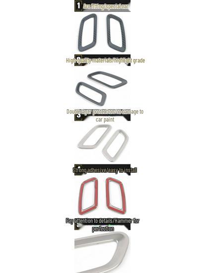 Oshan X5 Front Panel Air Outlet Bright Ring & Cold Air Patch