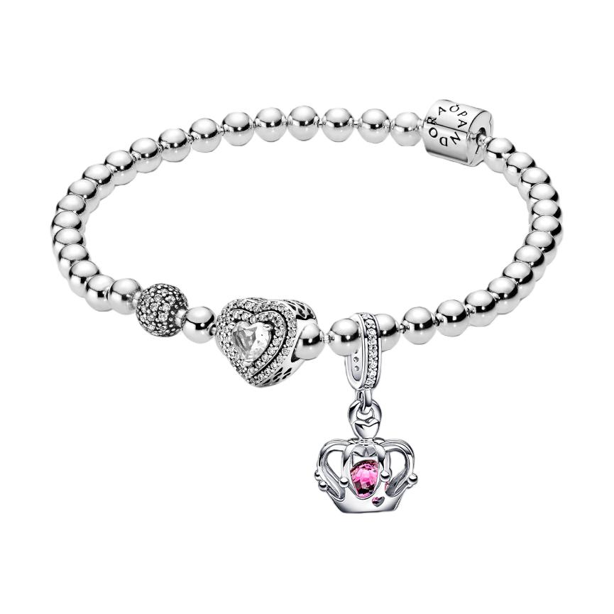 Pandora Mini Love Set 925 Silver Bracelet Unisex Bracelet ZT26011356A Box,17cm