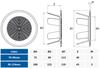 Universal Ventilation Grille 78-98 Mm