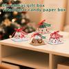 50-piece Christmas Gift Box Triangular Candy Box