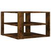  Coffee Table, Smoked Oak, 59.5x59.5x40 Cm