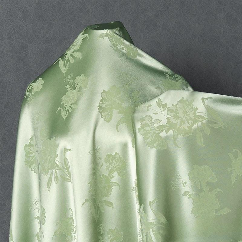 100x150cm Acetátový saténový žakárový materiál na šaty, košile, hedvábně hladký, lesklý, velkoobchodní látka na oděvy, šití, DIY materiál