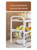Retractable Under-Sink Tiered Shelf and Pot Storage Rack