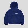 Winter Hooded Cotton Puffer Jacket Men - Oversized Streetwear Style With Rhinestone Letter Print Warm Thickened Outerwear