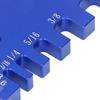 Dovetail Jig Tenon Caliper Aluminum     Scale Card Measuring Woodworking Tool
