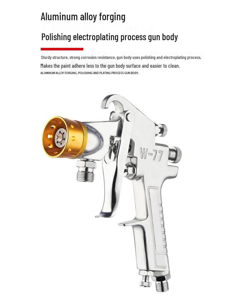 2L 6-Hole Spray Gun Pressure Pot for Latex Paint - Professional Sprayer Tool