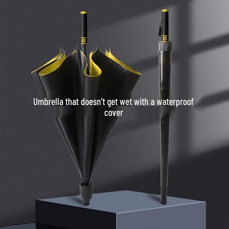 Premium Extra Large Golf Umbrella with Long Handle and Waterproof Double-Layer Design
