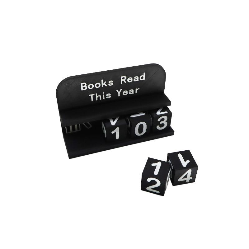 1pcs Books Read This Year Counting Ornament Home Office Desk Decor Book Reading Tracker Desktop Decoration