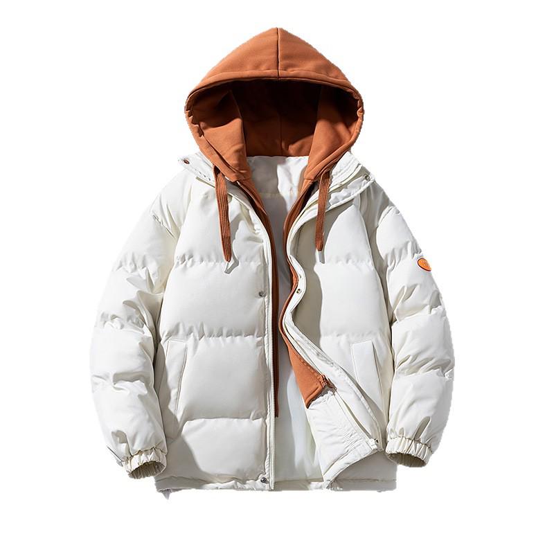 Men's Trendy Korean Style Hooded Cotton Jacket - Winter Bestseller, Thickened Two-Piece Design.