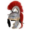 Römischer Helm Centurion mit rotem Federbusch