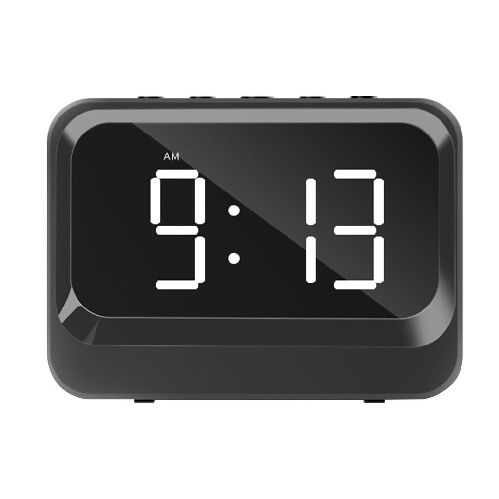 Bluetooth 5.3 Speaker Multifunctional Alarm Clock With Large LED Display For Bedroom And Outdoor Use